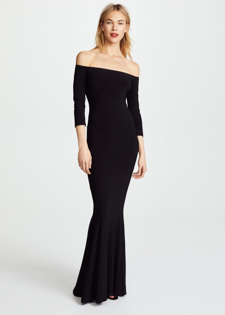 Norma Kamali – Kamali Kulture Off Shoulder Fishtail Gown | ML Style | Meg Lonergan Interiors