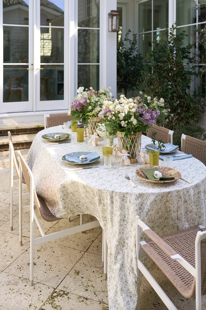 Parterre – Florence Tablecloth in Linen | ML Style | Meg Lonergan Interiors