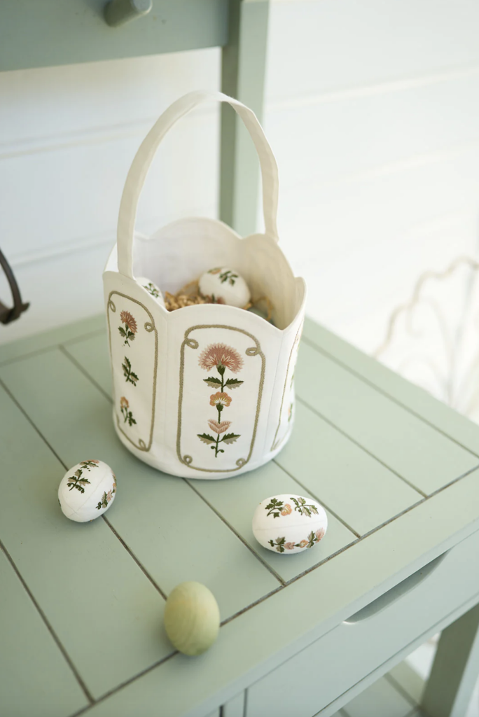 Parterre – Next Everly Embroidered Basket | ML Style | Meg Lonergan Interiors