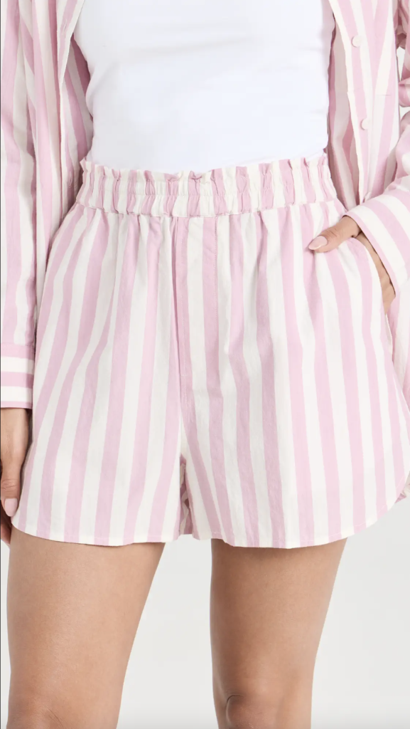 Madewell – Pull-On Shorts in Striped Signature Poplin | ML Style | Meg Lonergan Interiors