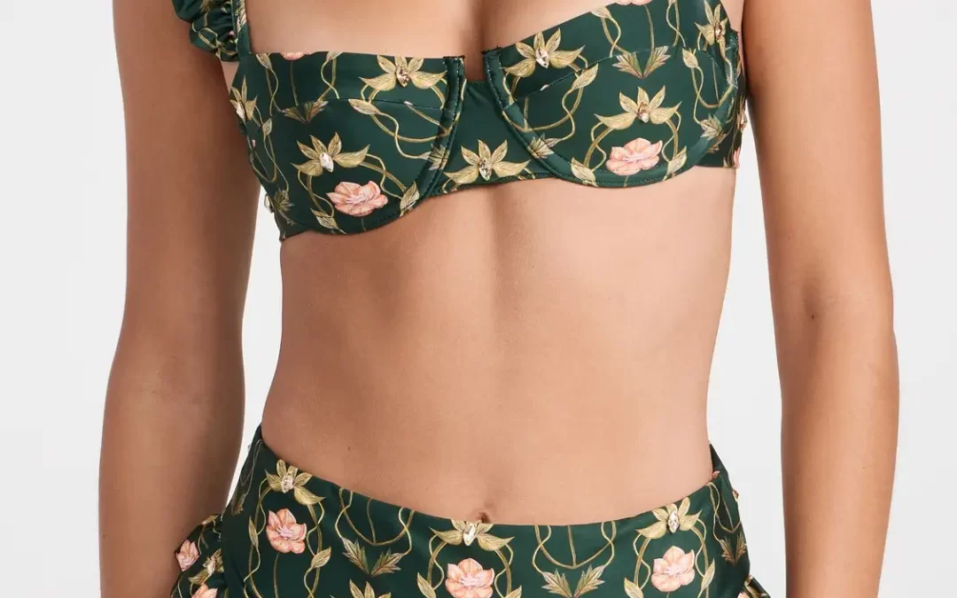 Agua by Agua Bendita – Kiwi Esotérico Bikini Top