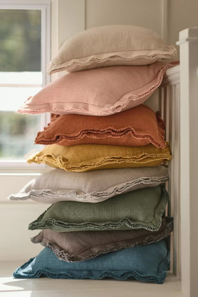 Anthropologie – Luxe Linen Blend Pillow | ML Style | Meg Lonergan Interiors