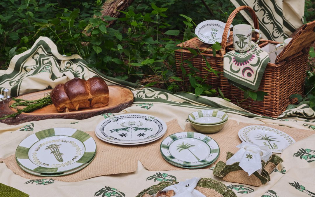 Johanna Ortiz – Forest Green Mythic Ecosystem Maxi Table Mats