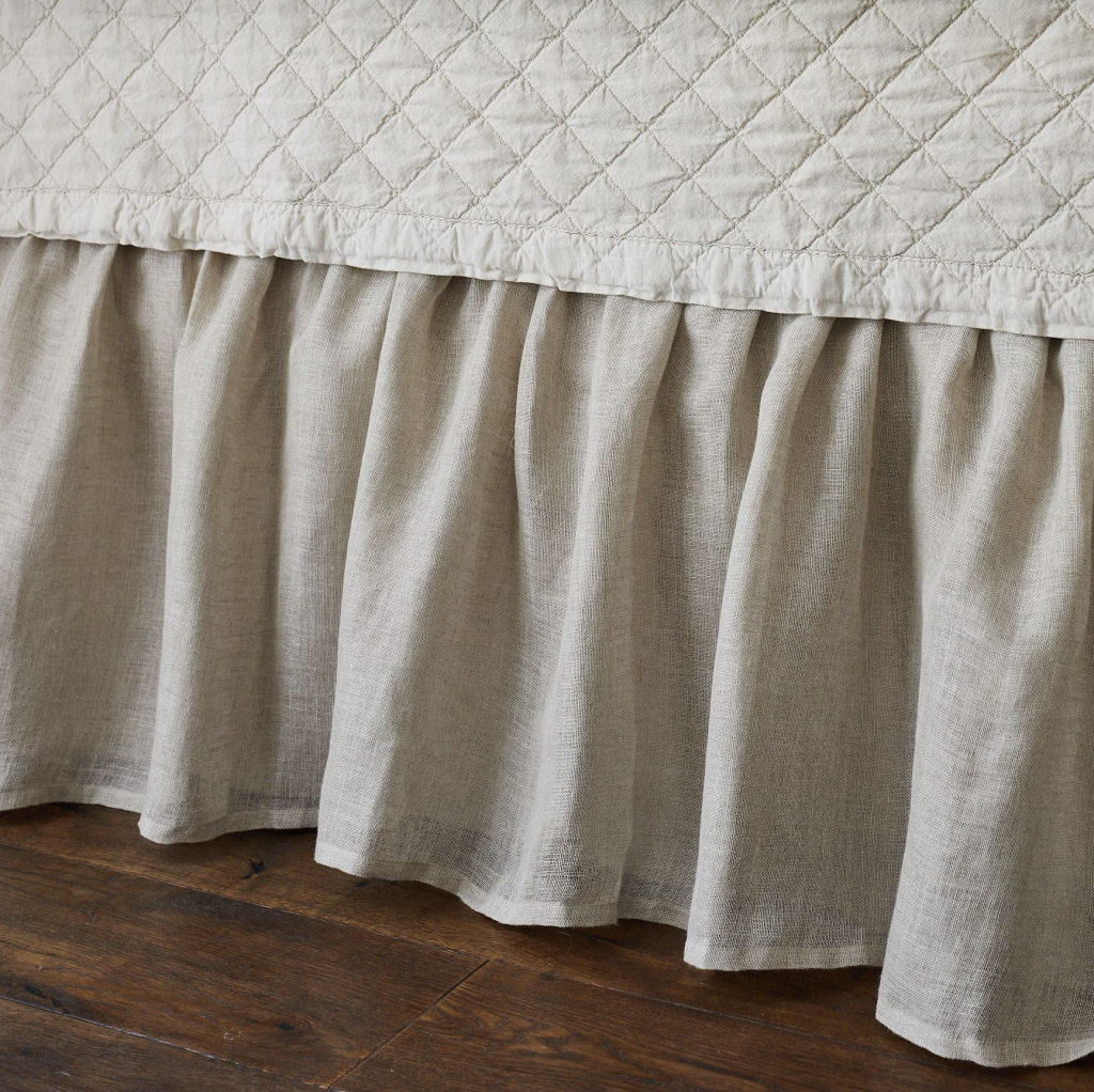 Taylor Linens – Voile Pleated Bed Skirt | ML Style | Meg Lonergan Interiors