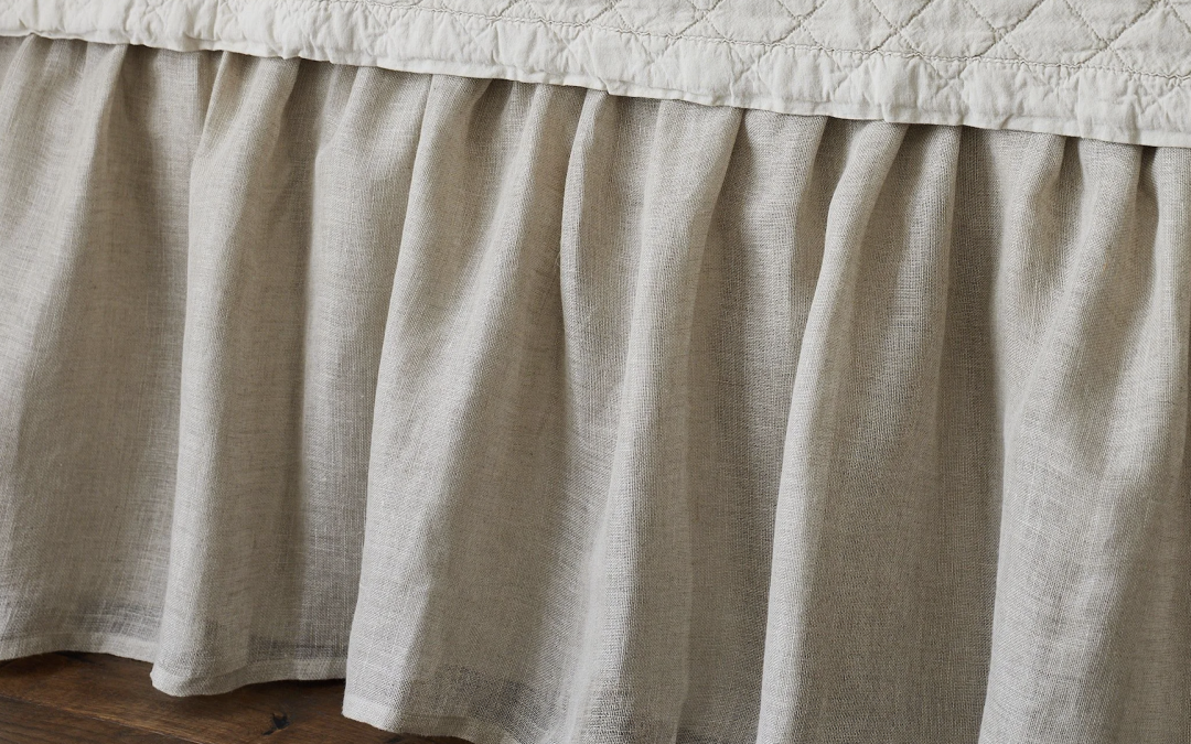 Taylor Linens – Voile Pleated Bed Skirt
