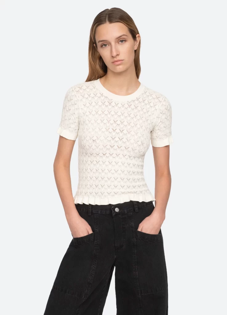 Sea – Rue S/S Sweater | ML Style | Meg Lonergan Interiors