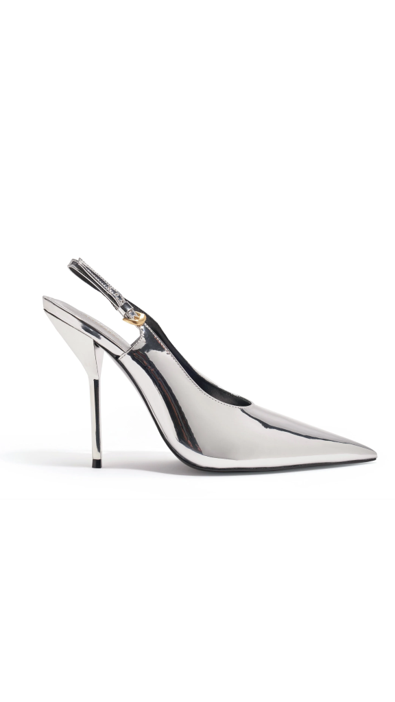Larroudé x Altuzarra – Silver Pump | ML Style | Meg Lonergan Interiors