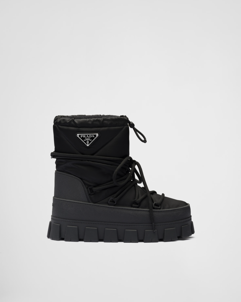 Prada – Nylon Gabardine Après-Ski Boots | ML Style | Meg Lonergan Interiors