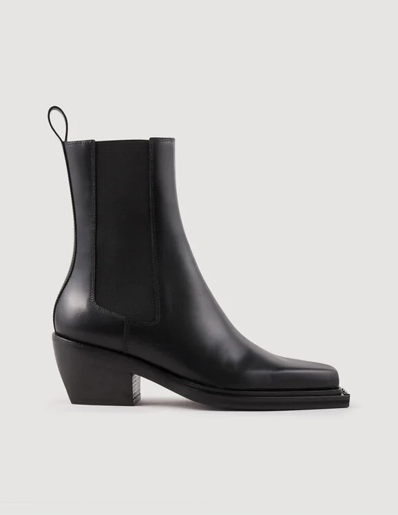 Sandro – Leather Ankle Boots | ML Style | Meg Lonergan Interiors
