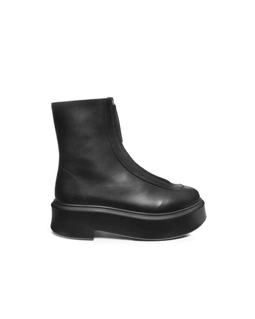 The Row – Zippered Platform Leather Combat Boots | ML Style | Meg Lonergan Interiors