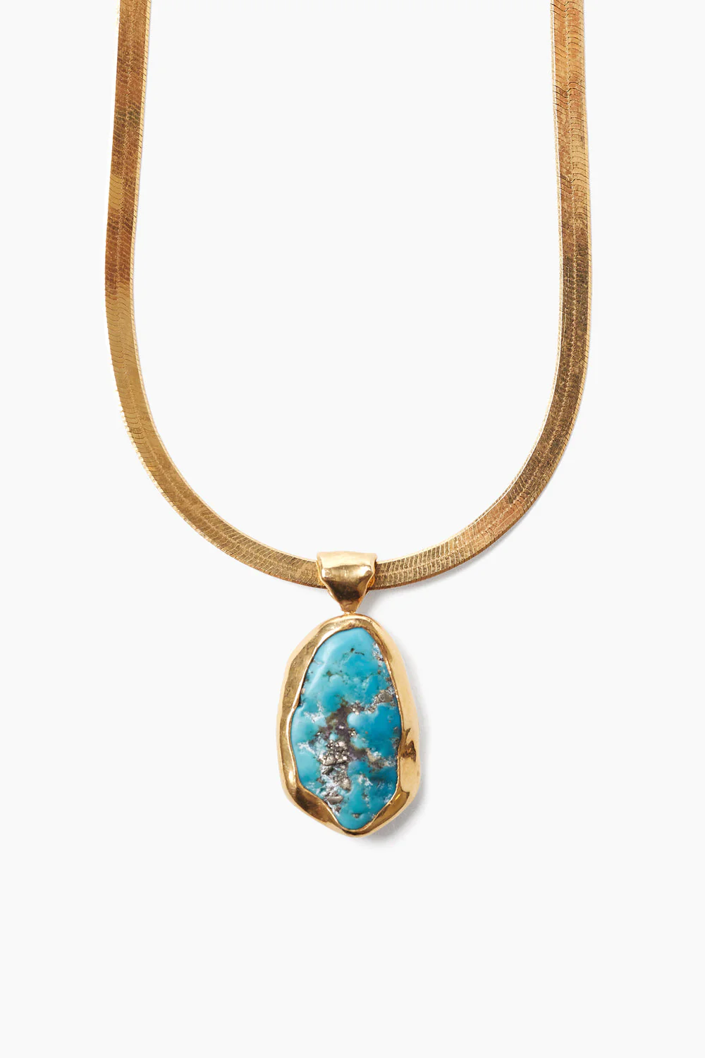 Chan Luu – Turquoise Totem Herringbone Necklace