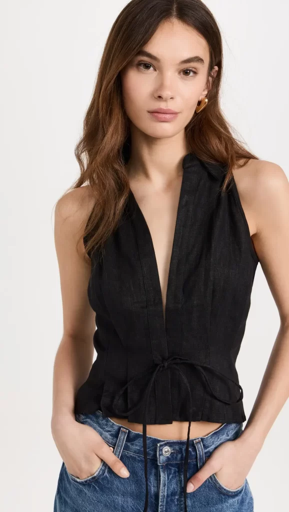 Hevron – Sloan Linen Vest | ML Style | Meg Lonergan Interiors