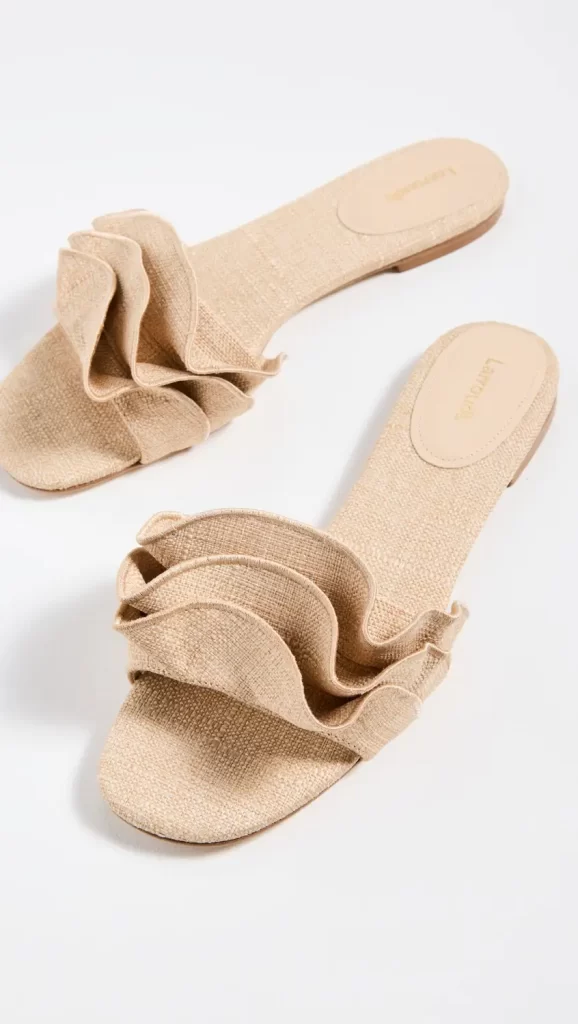 Larroude – Ivy Ruffle Sandals | ML Style | Meg Lonergan Interiors