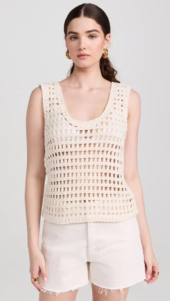 Line & Dot – Laid Back Crochet Top | ML Style | Meg Lonergan Interiors