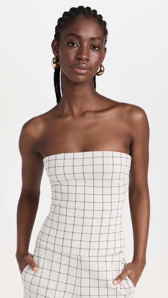 Rosetta Getty – Strapless Bandeau Top | ML Style | Meg Lonergan Interiors