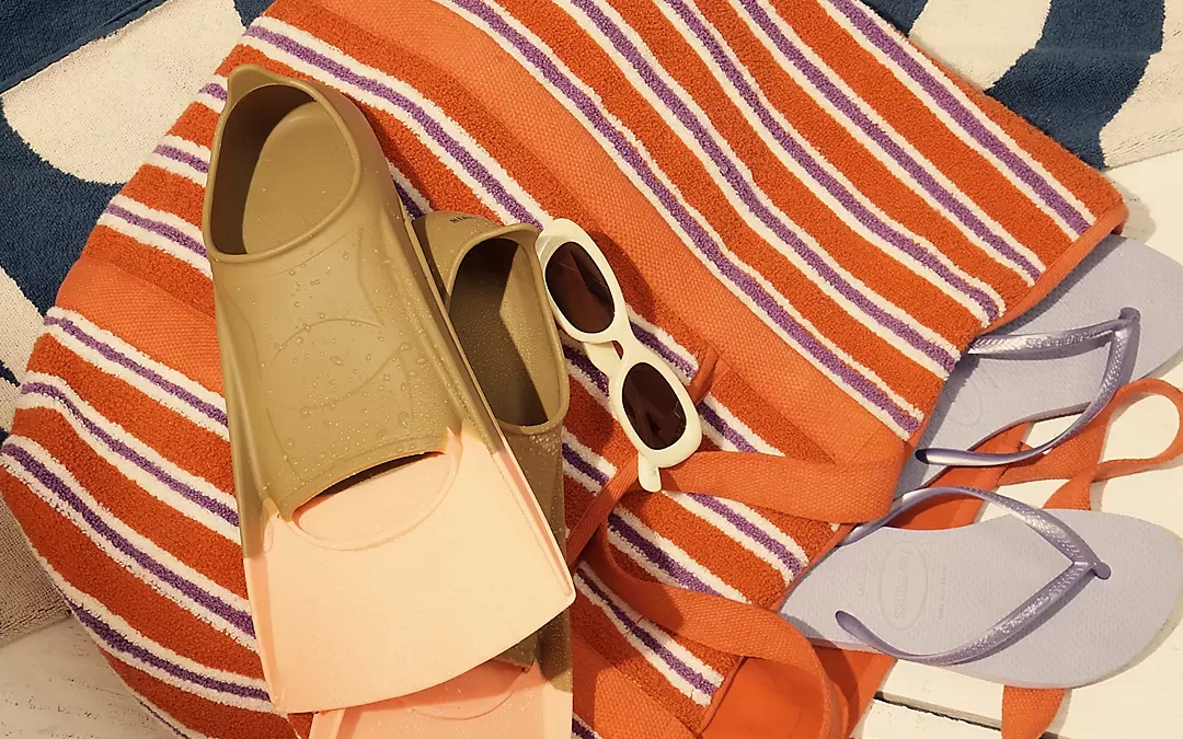 Anthropologie – Striped Terry Summer Tote
