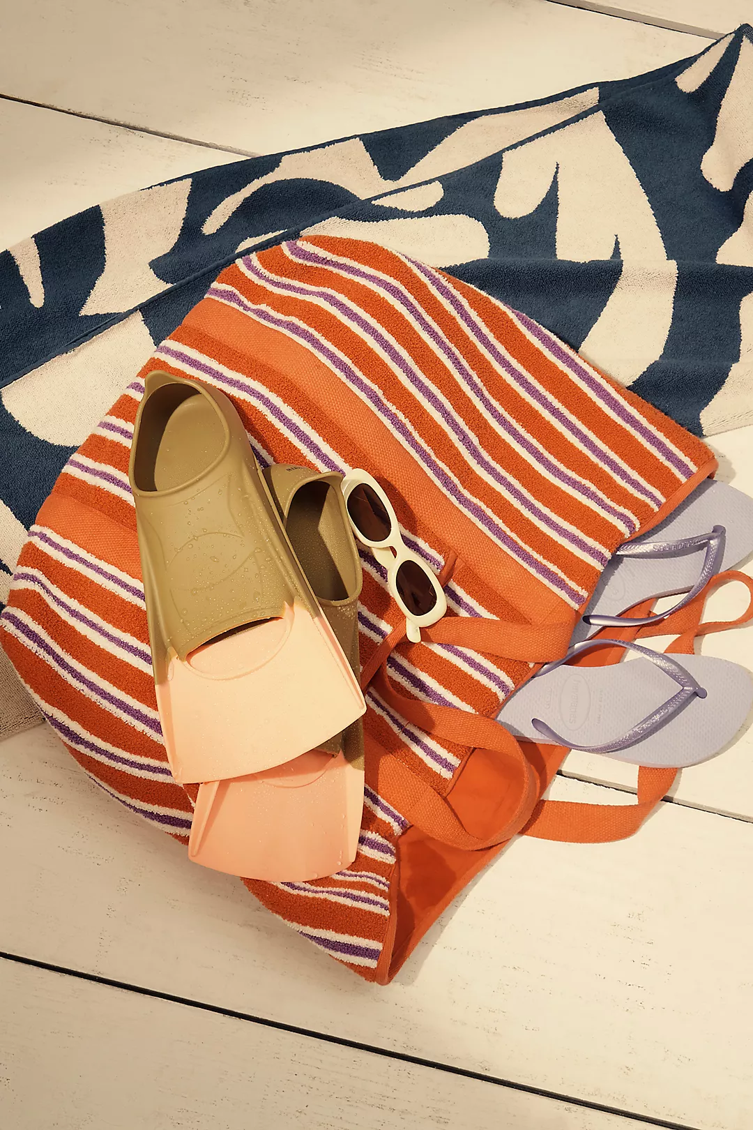 Anthropologie – Striped Terry Summer Tote