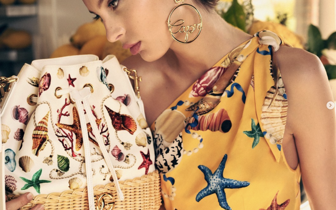 Dolce Gabbana – Capri Printed Silk-blend Midi Dress