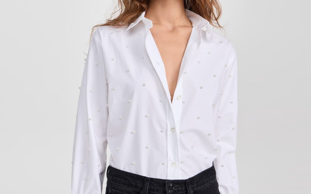 FRAME – The Oversized Pearl Pocket Shirt