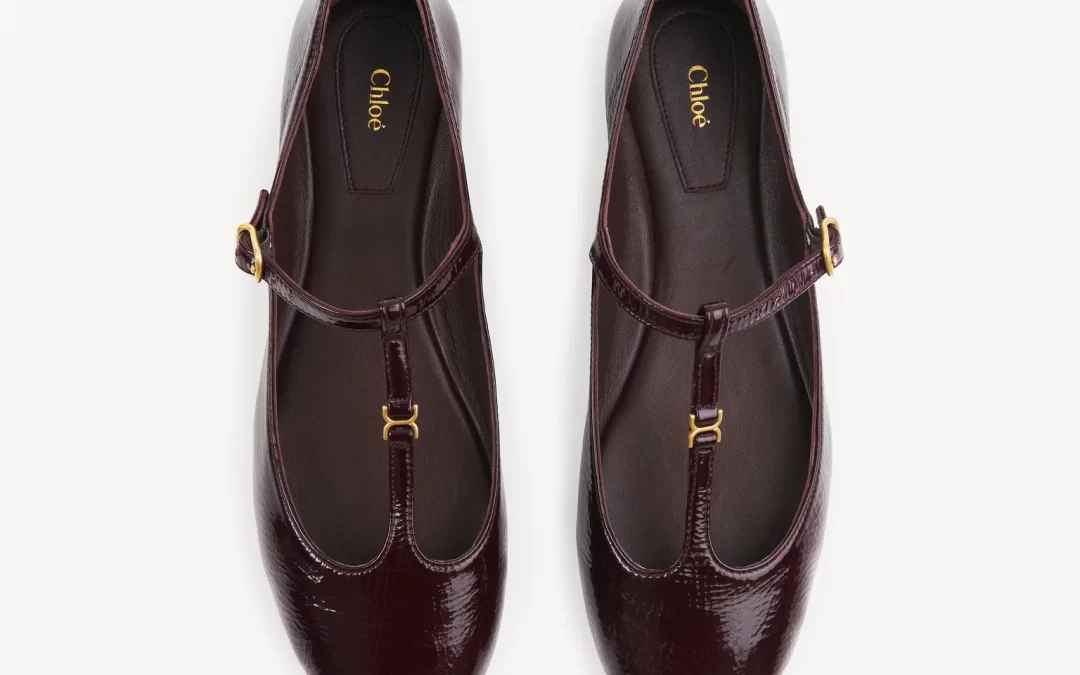 Chloé – Marcie Patent Leather Ballet Flats