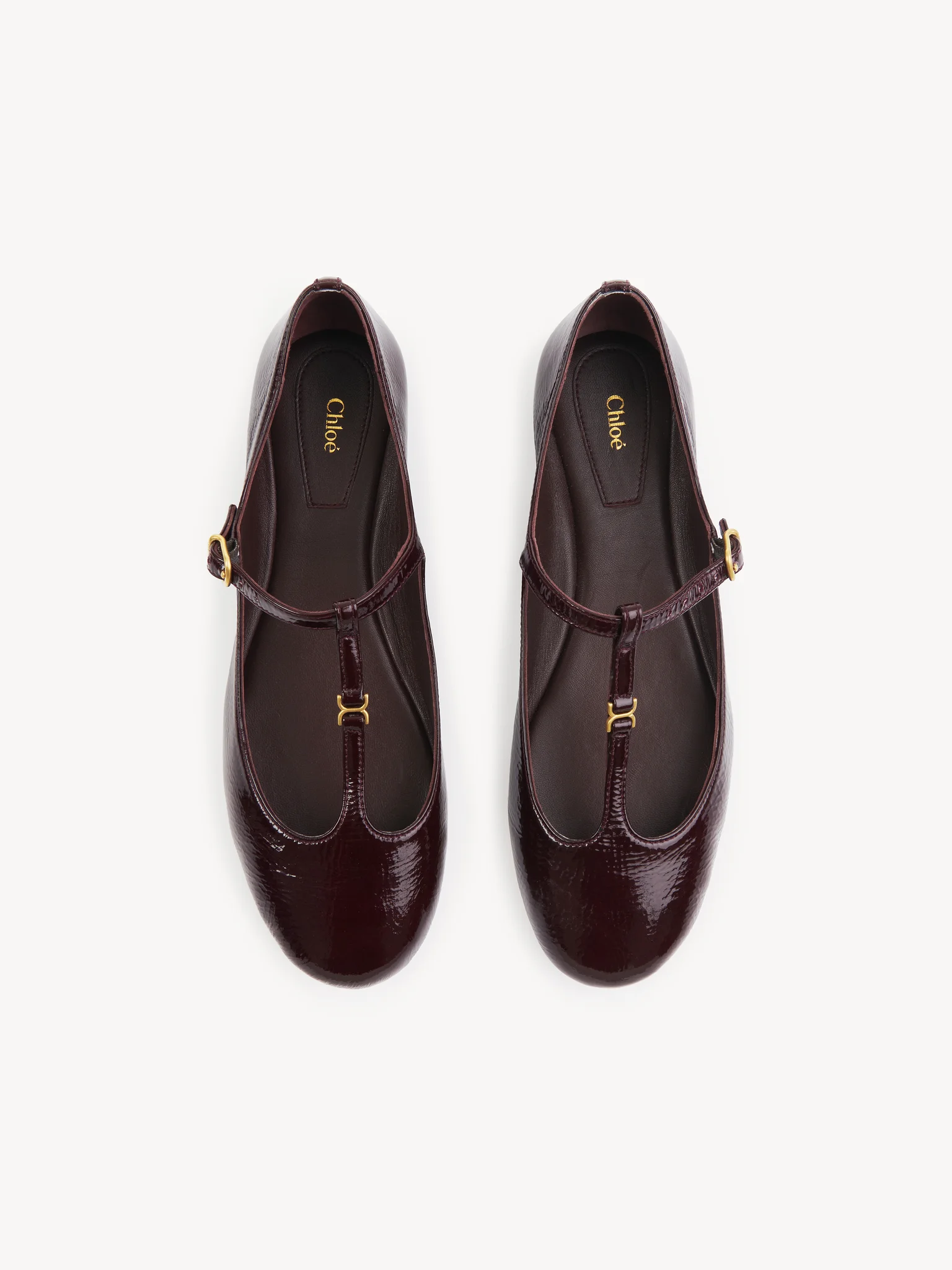 Chloé – Marcie Patent Leather Ballet Flats