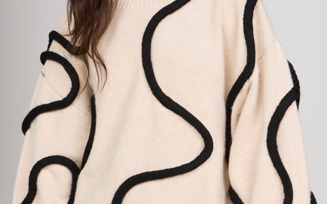 SIMONMILLER – Leith Squiggle Knit Sweater