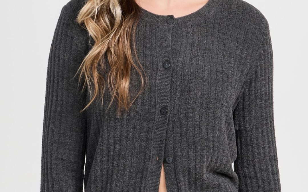 Barefoot Dreams – CozyChic Ultra Light Ribbed Button Cardigan
