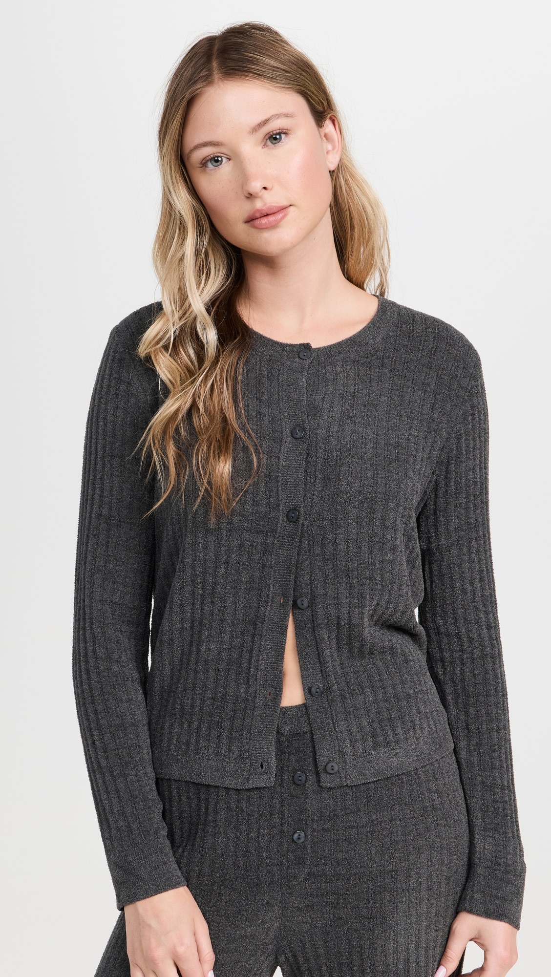 Barefoot Dreams – CozyChic Ultra Light Ribbed Button Cardigan