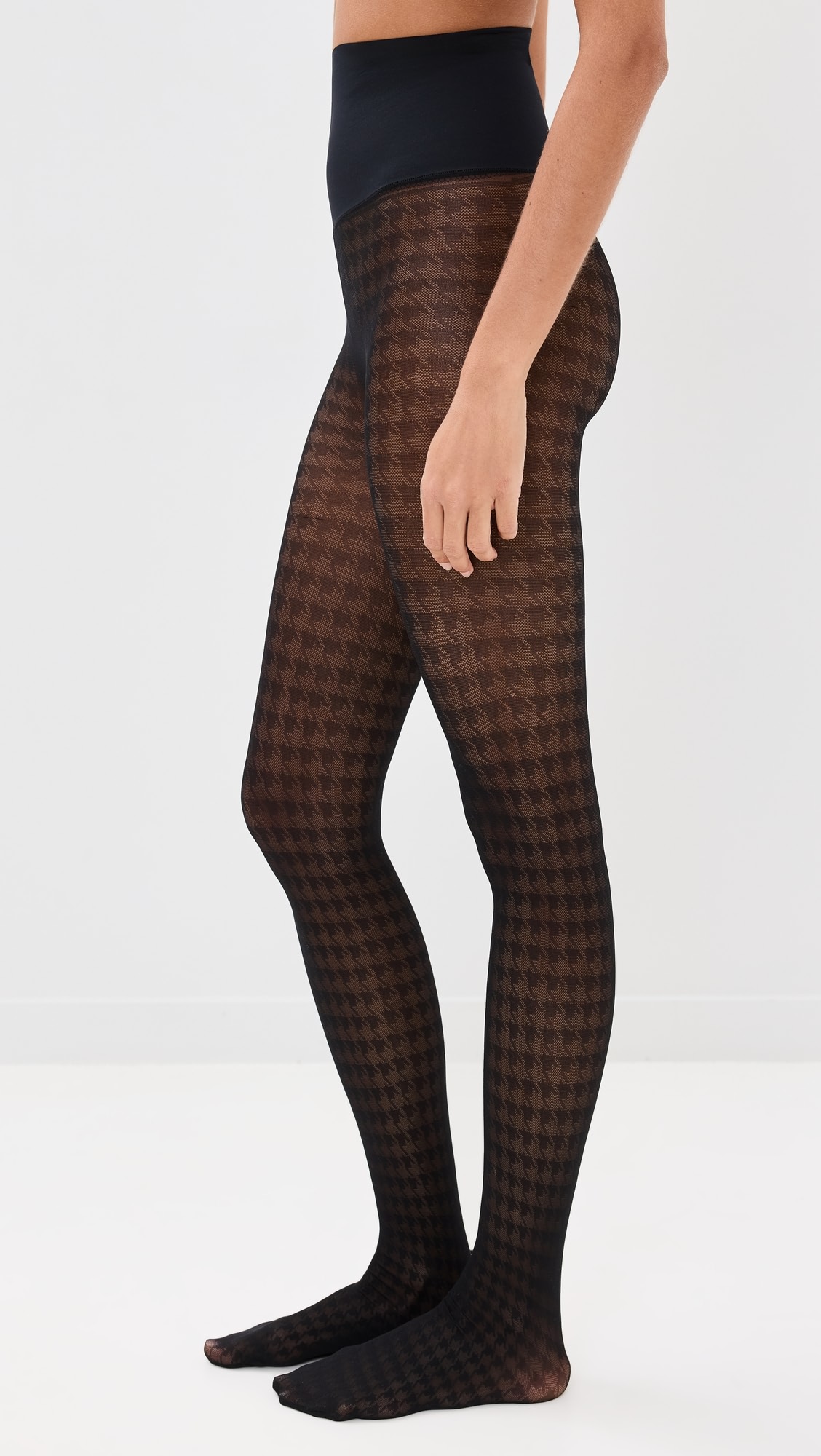 Commando – Houndstooth Sheer Tights