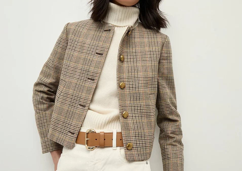 Veronica Beard – Andrea Plaid Jacket
