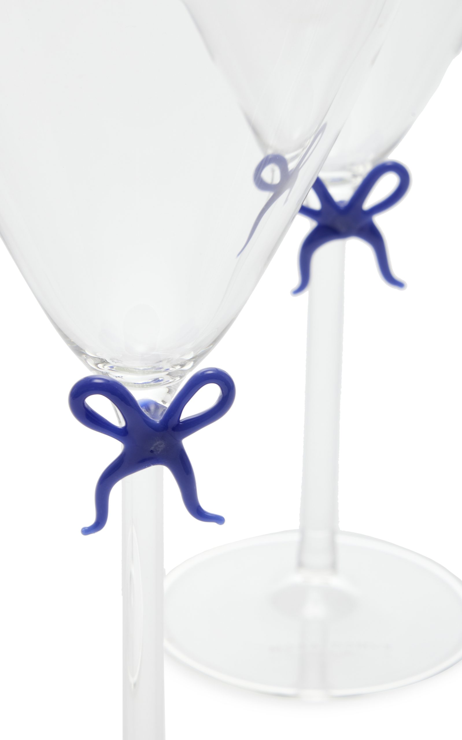 Moda Domus – Set-of-Two Handmade Martini Glasses