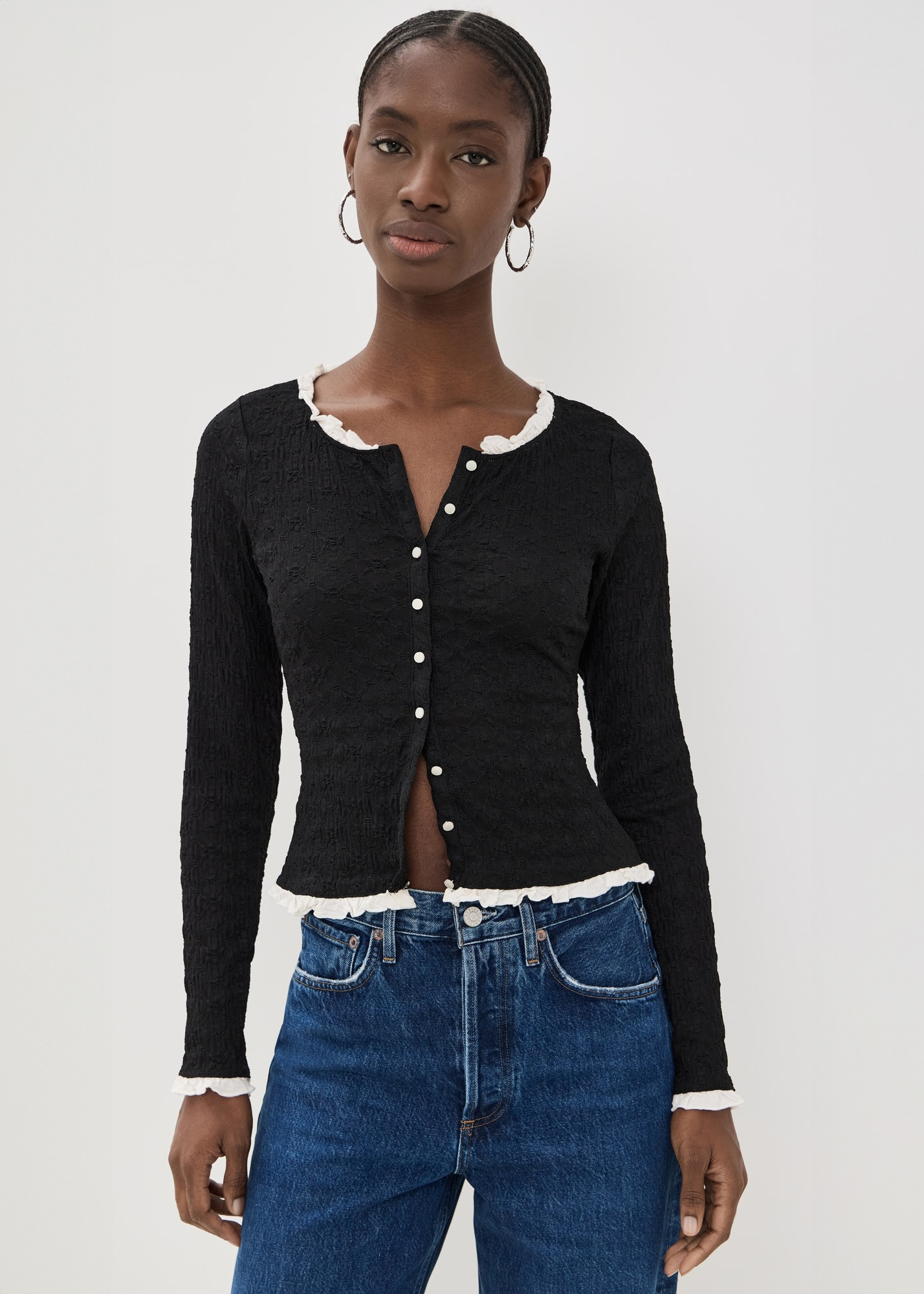 Free People – Black Bird Cardi