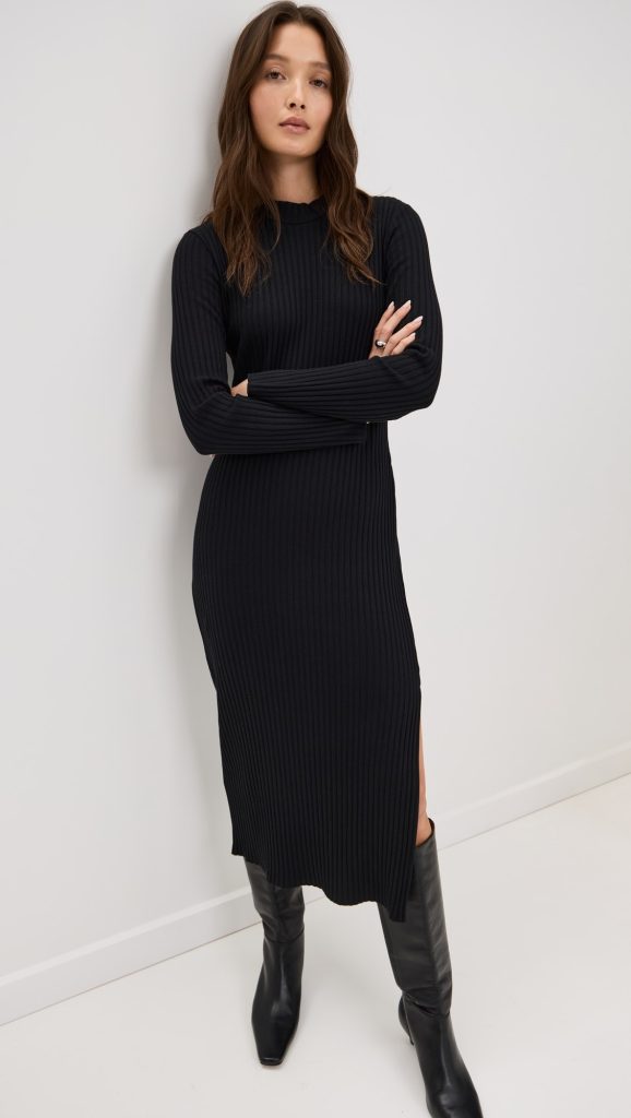 Vince – Rib High Crew Neck Dress | ML Style | Meg Lonergan Interiors